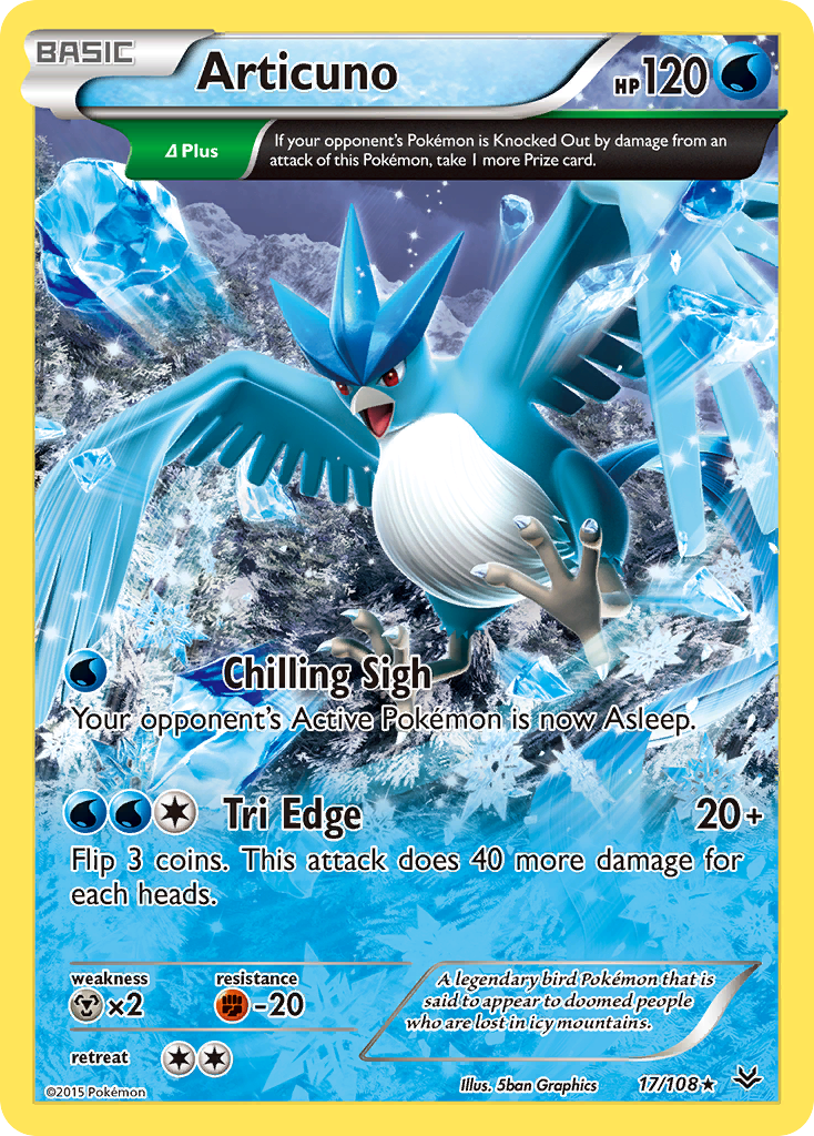 Articuno (17/108) [XY: Roaring Skies] - Comfy Hobbies