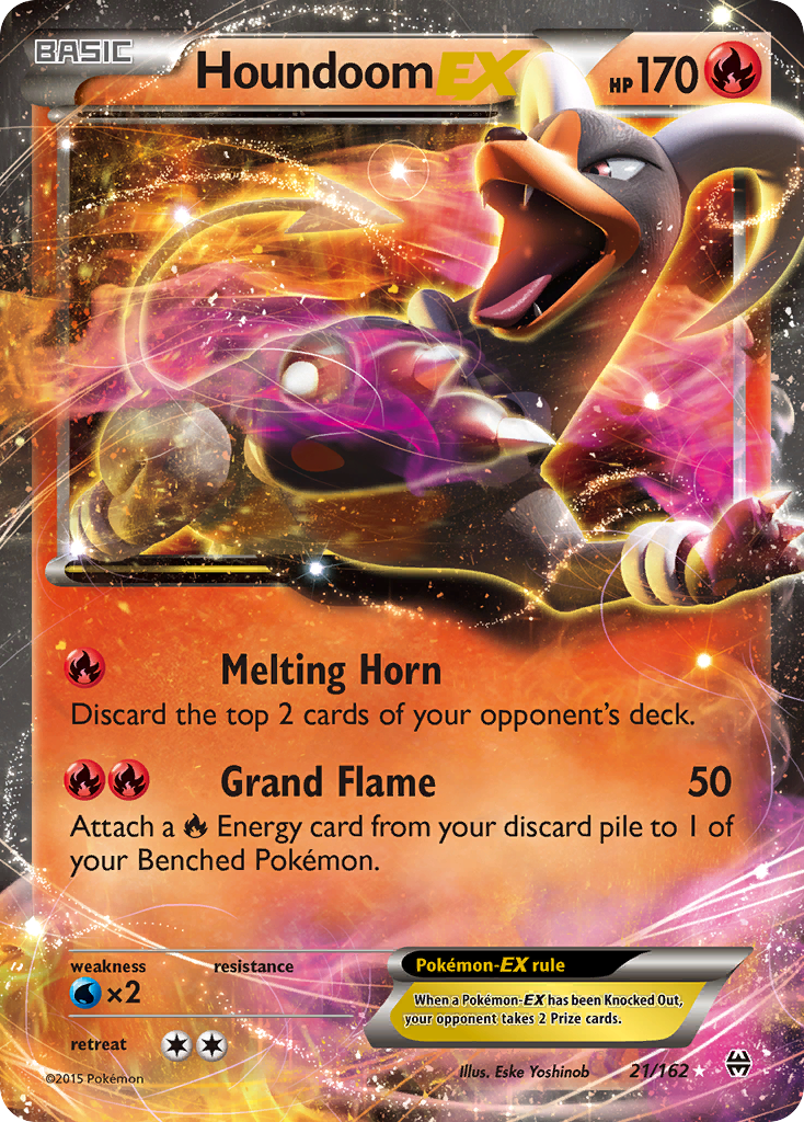 Houndoom EX (21/162) [XY: BREAKthrough] - Comfy Hobbies