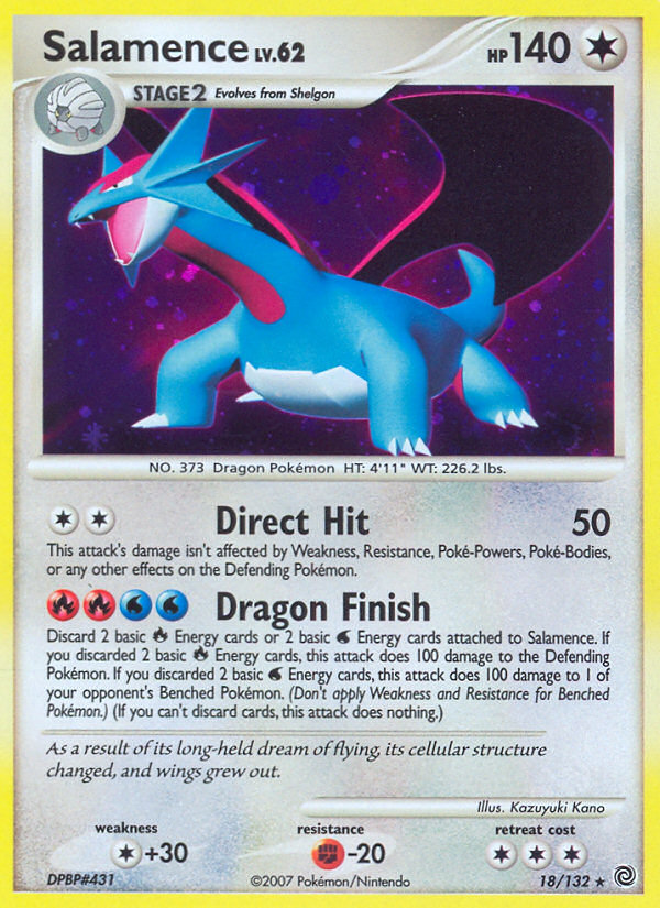 Salamence (18/132) [Diamond & Pearl: Secret Wonders] - Comfy Hobbies