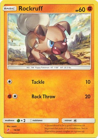 Rockruff (14/30) [Sun & Moon: Trainer Kit - Lycanroc] - Comfy Hobbies