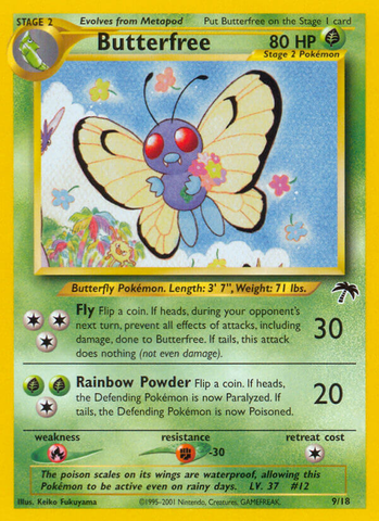 Butterfree (9/18) [Southern Islands] - Comfy Hobbies