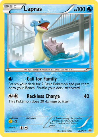 Lapras (25/99) [Black & White: Next Destinies] - Comfy Hobbies