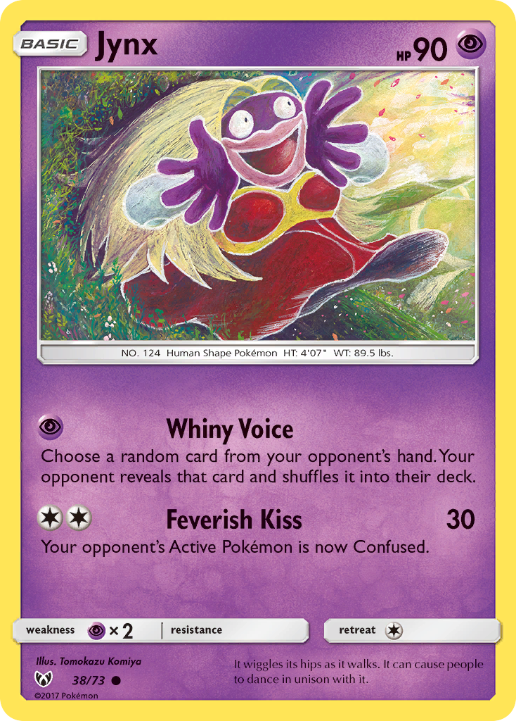 Jynx (38/73) [Sun & Moon: Shining Legends] - Comfy Hobbies