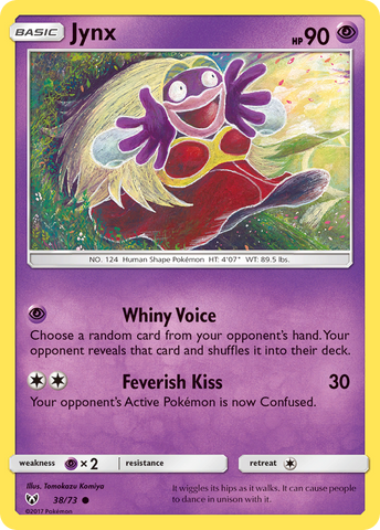 Jynx (38/73) [Sun & Moon: Shining Legends] - Comfy Hobbies