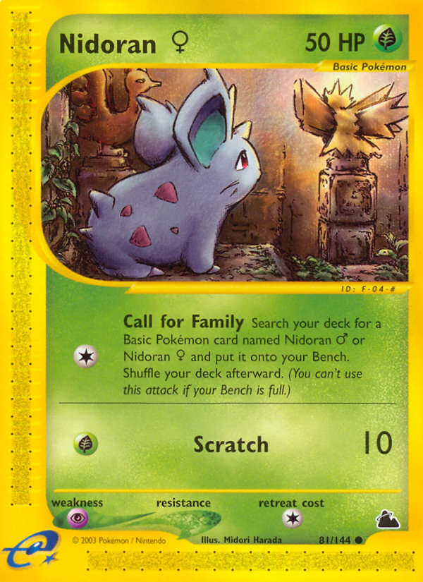 Nidoran (81/144) (Female) [Skyridge] - Comfy Hobbies