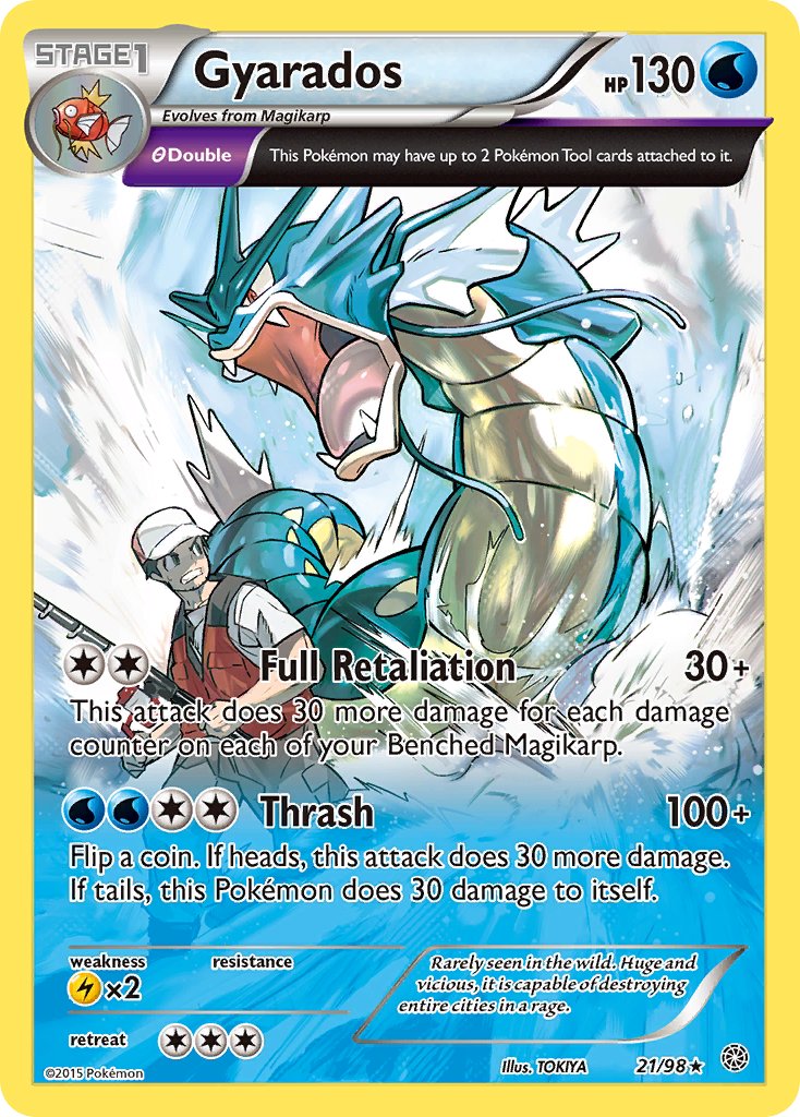 Gyarados (21/98) (Theme Deck Exclusive) [XY: Ancient Origins] - Comfy Hobbies