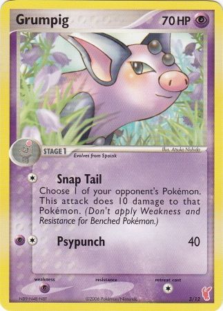 Grumpig (3/12) [EX: Trainer Kit 2 - Plusle] - Comfy Hobbies