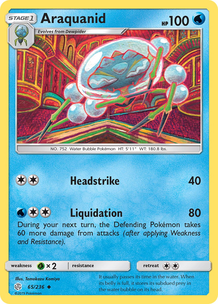 Araquanid (65/236) [Sun & Moon: Cosmic Eclipse] - Comfy Hobbies