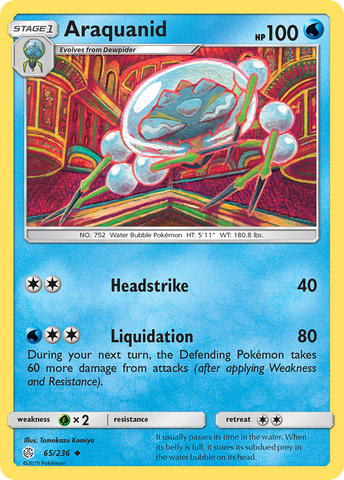 Araquanid (65/236) [Sun & Moon: Cosmic Eclipse] - Comfy Hobbies