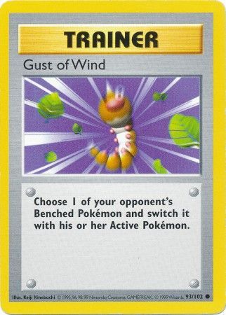 Gust of Wind (93/102) [Base Set Shadowless Unlimited] - Comfy Hobbies