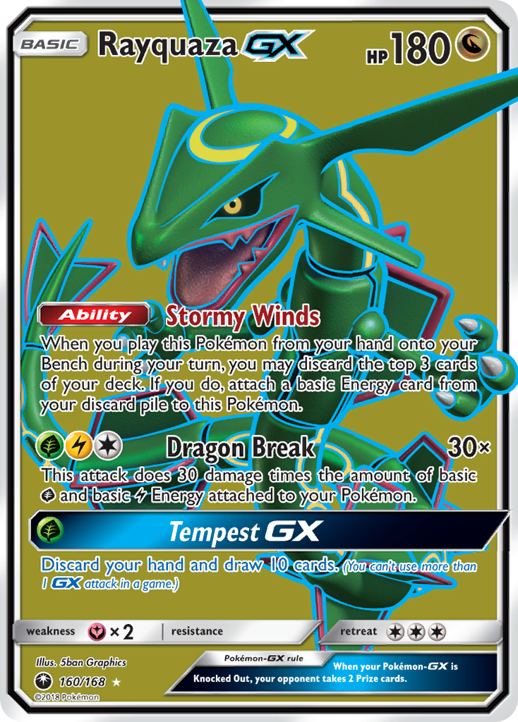 Rayquaza GX (160/168) [Sun & Moon: Celestial Storm] - Comfy Hobbies