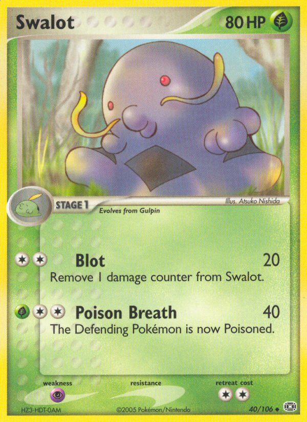 Swalot (40/106) [EX: Emerald] - Comfy Hobbies