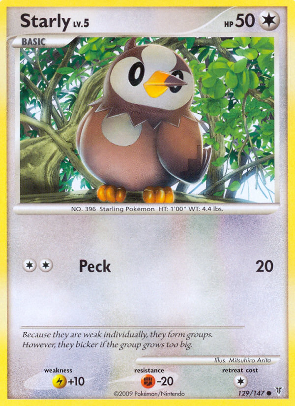 Starly (129/147) [Platinum: Supreme Victors] - Comfy Hobbies