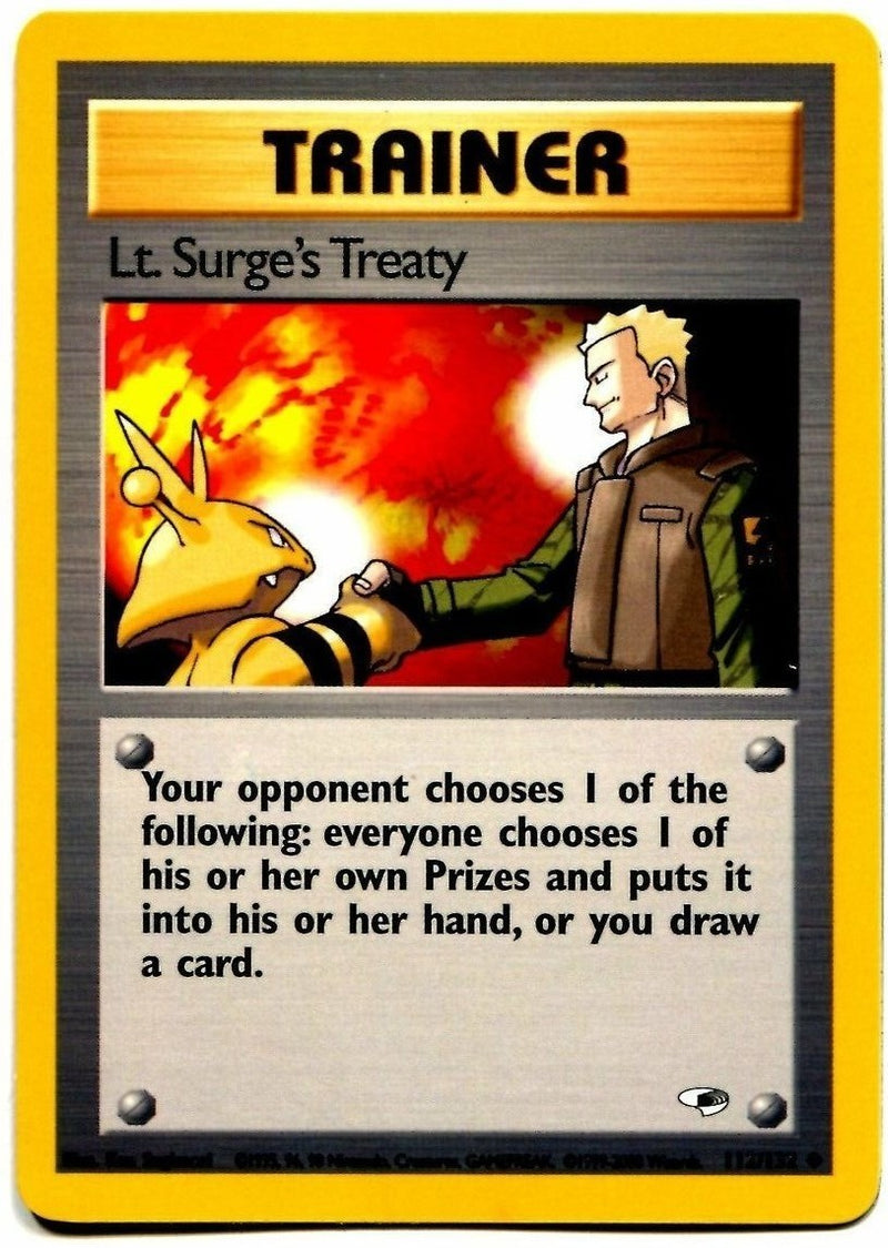 Lt. Surge's Treaty (112/132) [Gym Heroes Unlimited] - Comfy Hobbies