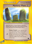 Mystery Plate Beta (134/144) [Skyridge] - Comfy Hobbies