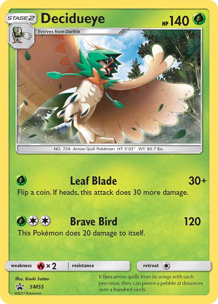 Decidueye (SM55) [Sun & Moon: Black Star Promos] - Comfy Hobbies
