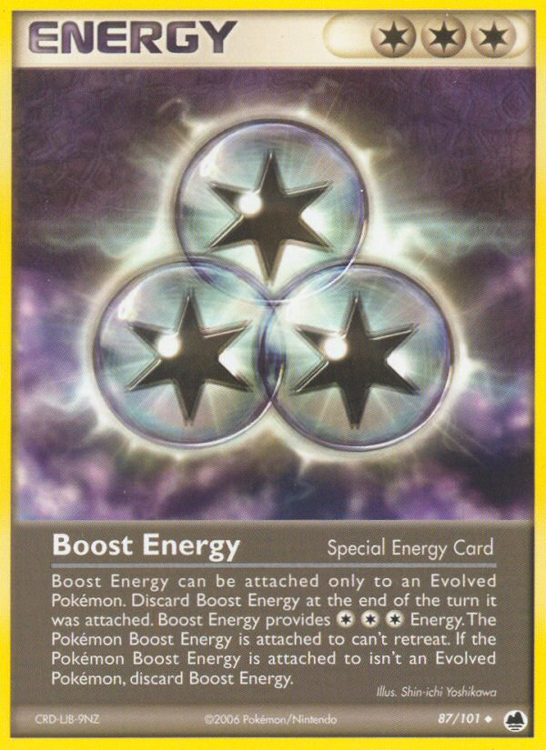 Boost Energy (87/101) [EX: Dragon Frontiers] - Comfy Hobbies