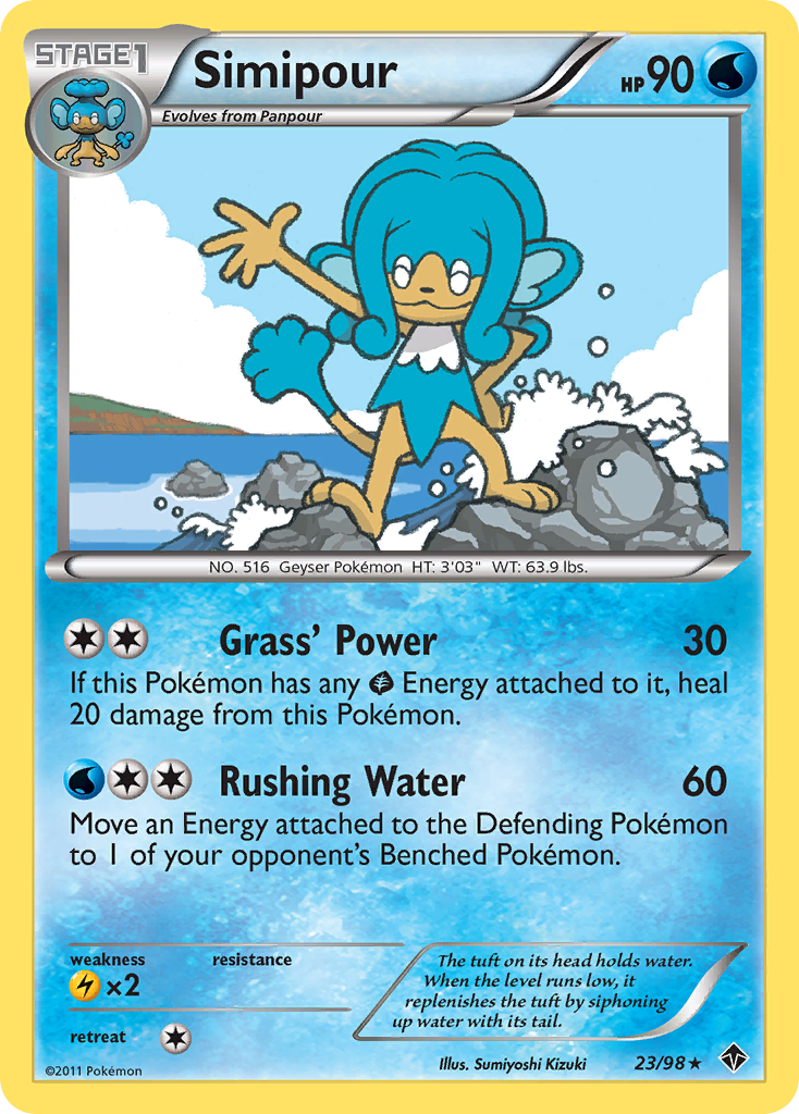 Simipour (23/98) [Black & White: Emerging Powers] - Comfy Hobbies