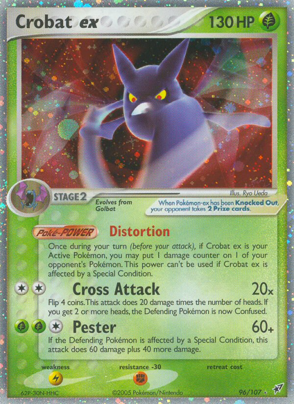 Crobat ex (96/107) [EX: Deoxys] - Comfy Hobbies