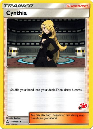 Cynthia (119/156) (Charizard Stamp #50) [Battle Academy 2020] - Comfy Hobbies