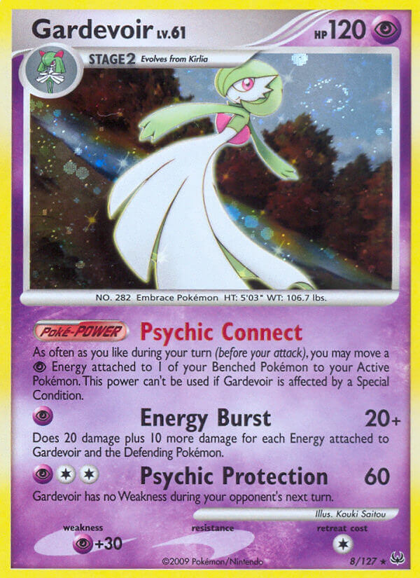 Gardevoir (8/127) (Theme Deck Exclusive) [Platinum: Base Set] - Comfy Hobbies