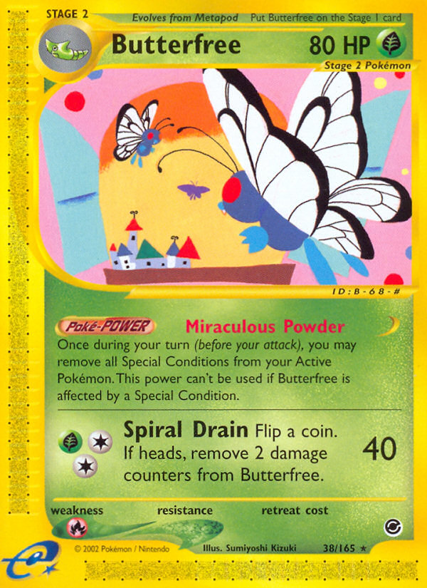 Butterfree (38/165) [Expedition: Base Set] - Comfy Hobbies