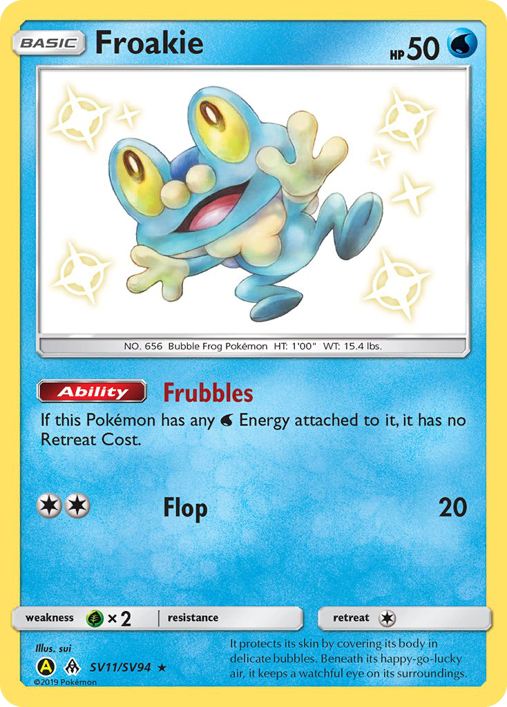 Froakie (SV11/SV94) [Sun & Moon: Hidden Fates - Shiny Vault] - Comfy Hobbies