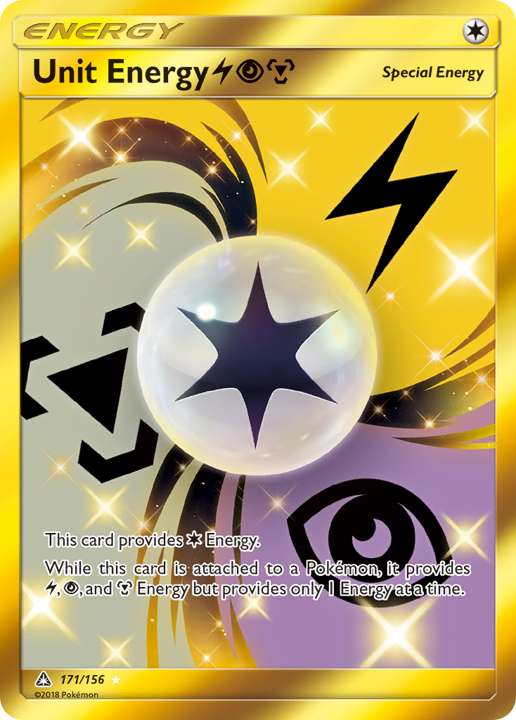 Unit Energy (171/156) (Lightning, Psychic, Metal) [Sun & Moon: Ultra Prism] - Comfy Hobbies