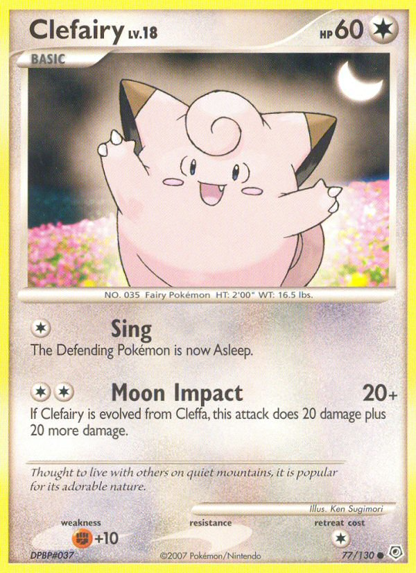 Clefairy (77/130) [Diamond & Pearl: Base Set] - Comfy Hobbies