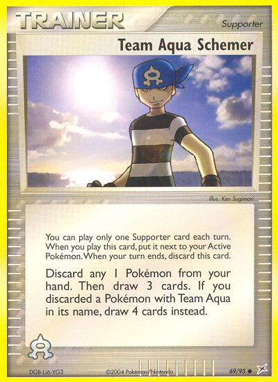 Team Aqua Schemer (69/95) [EX: Team Magma vs Team Aqua] - Comfy Hobbies