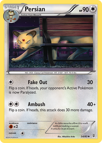 Persian (54/83) [XY: Generations] - Comfy Hobbies