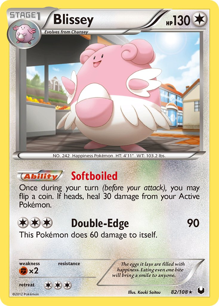 Blissey (82/108) (Battle Arena Deck Exclusive) (Theme Deck Exclusive) [Black & White: Dark Explorers] - Comfy Hobbies