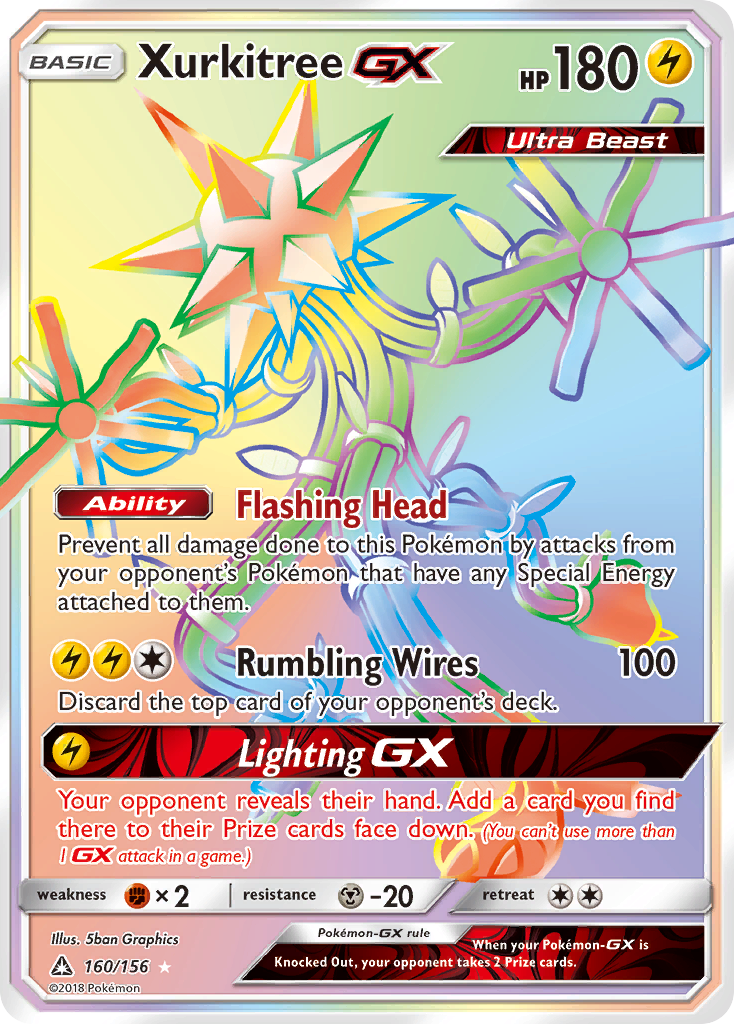 Xurkitree GX (160/156) [Sun & Moon: Ultra Prism] - Comfy Hobbies