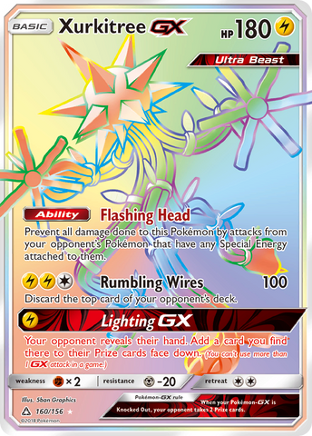 Xurkitree GX (160/156) [Sun & Moon: Ultra Prism] - Comfy Hobbies