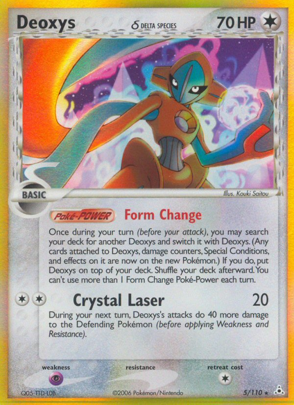 Deoxys (5/110) (Delta Species) [EX: Holon Phantoms] - Comfy Hobbies