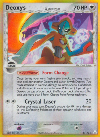 Deoxys (5/110) (Delta Species) [EX: Holon Phantoms] - Comfy Hobbies