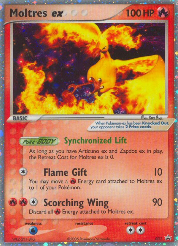 Moltres ex (031) [Nintendo: Black Star Promos] - Comfy Hobbies