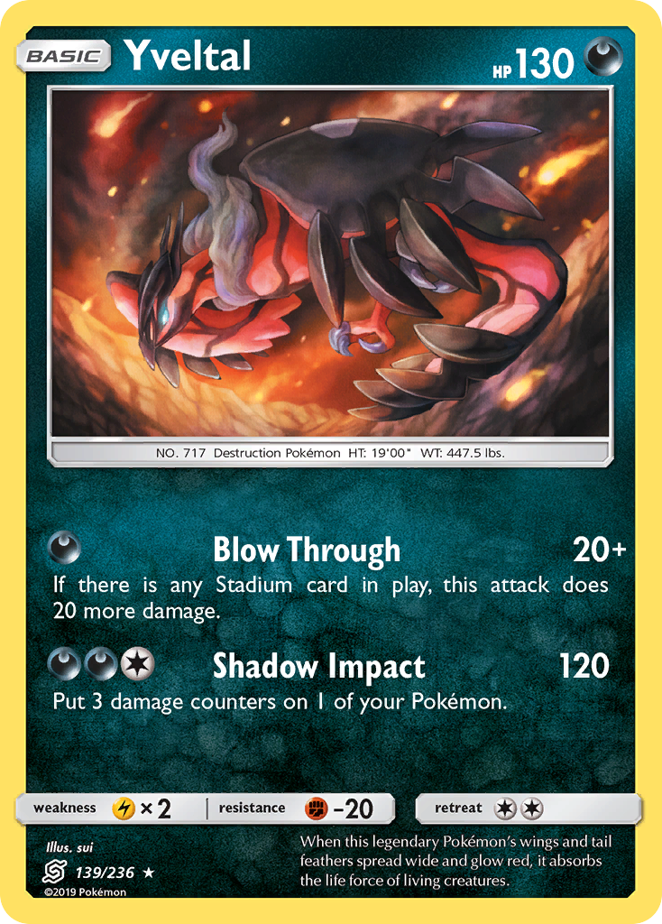 Yveltal (139/236) [Sun & Moon: Unified Minds] - Comfy Hobbies