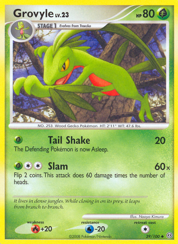 Grovyle (39/100) [Diamond & Pearl: Stormfront] - Comfy Hobbies