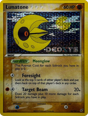 Lunatone (36/107) (Stamped) [EX: Deoxys] - Comfy Hobbies
