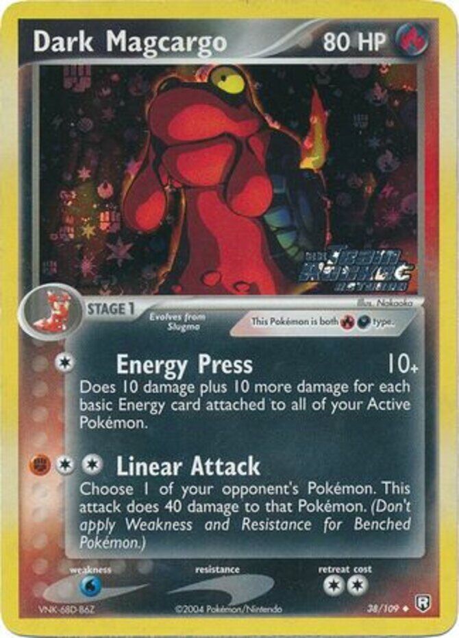 Dark Magcargo (38/109) (Stamped) [EX: Team Rocket Returns] - Comfy Hobbies