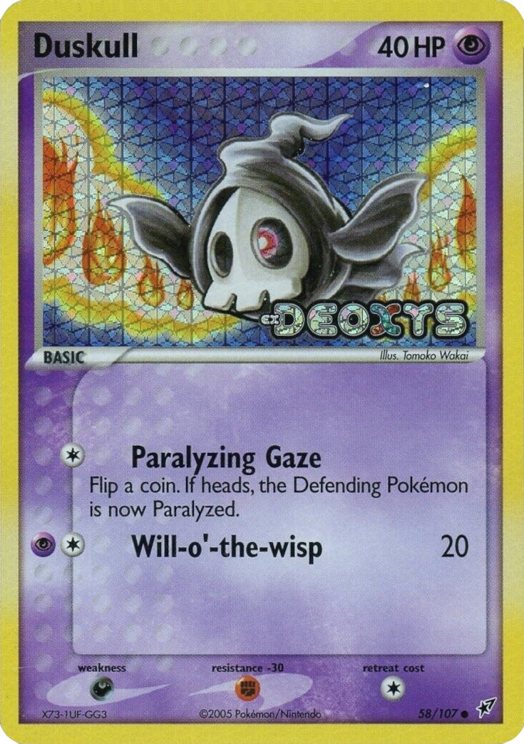 Duskull (58/107) (Stamped) [EX: Deoxys] - Comfy Hobbies