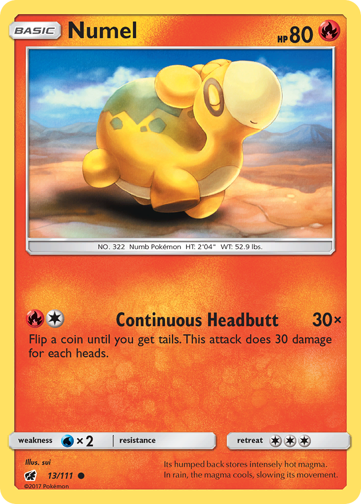 Numel (13/111) [Sun & Moon: Crimson Invasion] - Comfy Hobbies