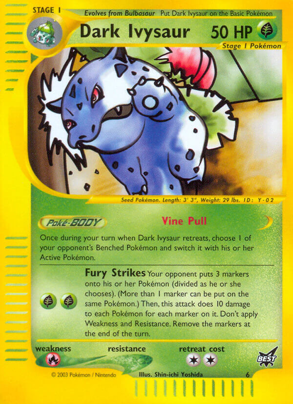 Dark Ivysaur (6) [Best of Promos] - Comfy Hobbies