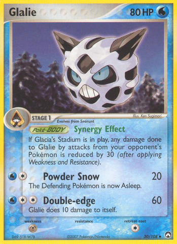Glalie (30/108) [EX: Power Keepers] - Comfy Hobbies