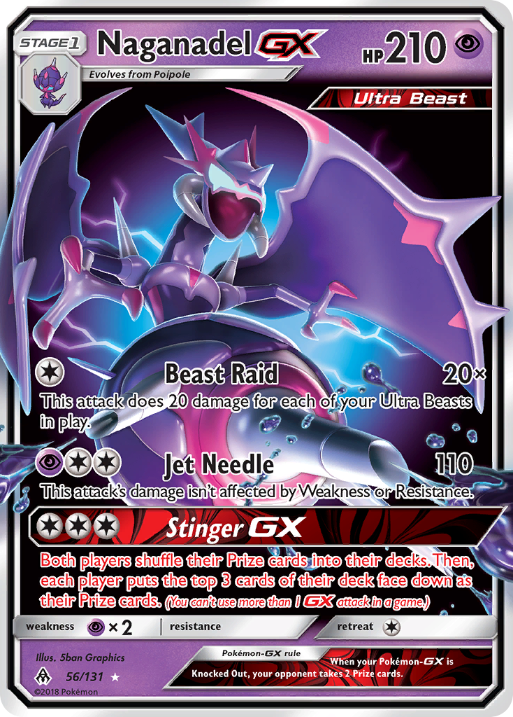 Naganadel GX (56/131) [Sun & Moon: Forbidden Light] - Comfy Hobbies