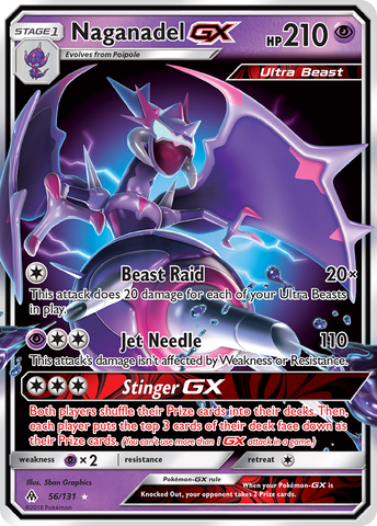 Naganadel GX (56/131) [Sun & Moon: Forbidden Light] - Comfy Hobbies