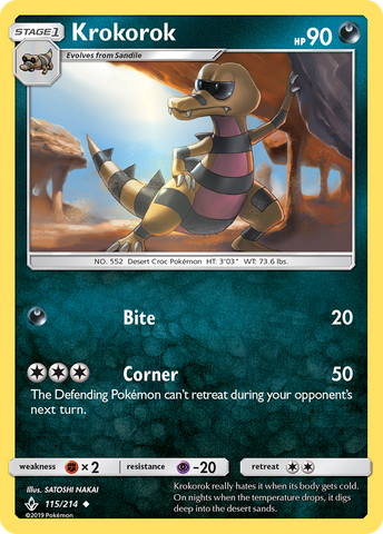 Krokorok (115/214) [Sun & Moon: Unbroken Bonds] - Comfy Hobbies