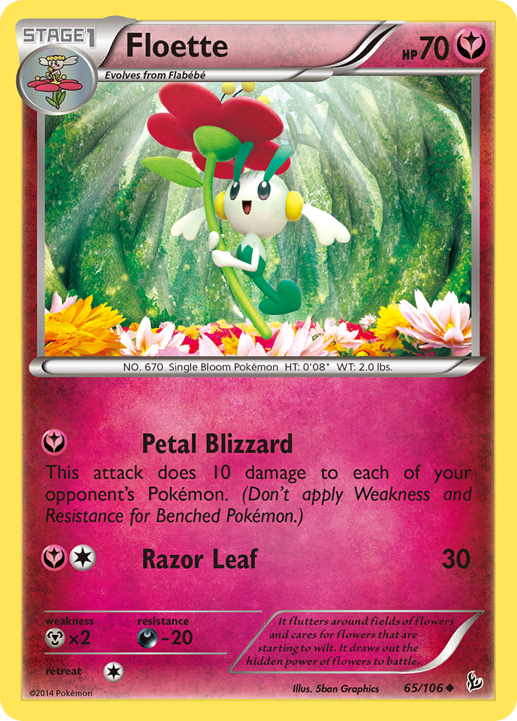 Floette (65/106) [XY: Flashfire] - Comfy Hobbies