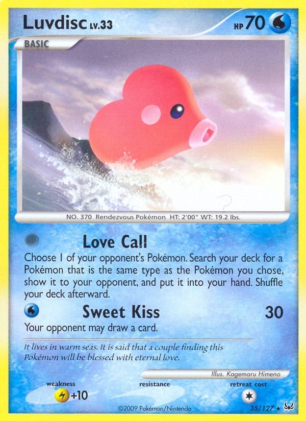 Luvdisc (35/127) [Platinum: Base Set] - Comfy Hobbies